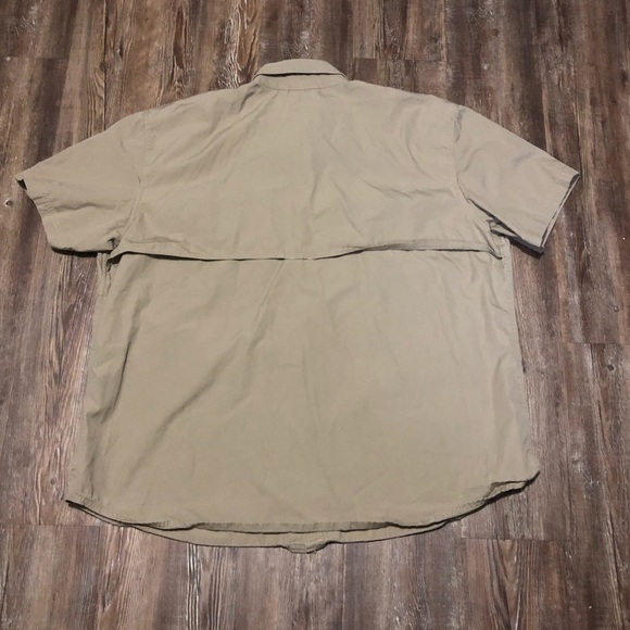 Woolrich Shirt Men's 2XL Button Down Elite Series Tactical Cargo Short Sleeve - Picture 7 of 8